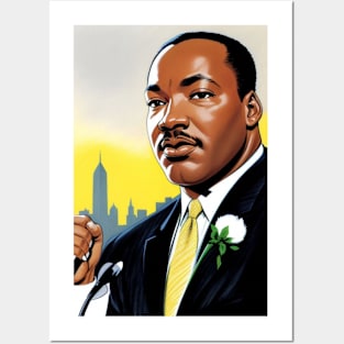 MLK JR 3 Posters and Art